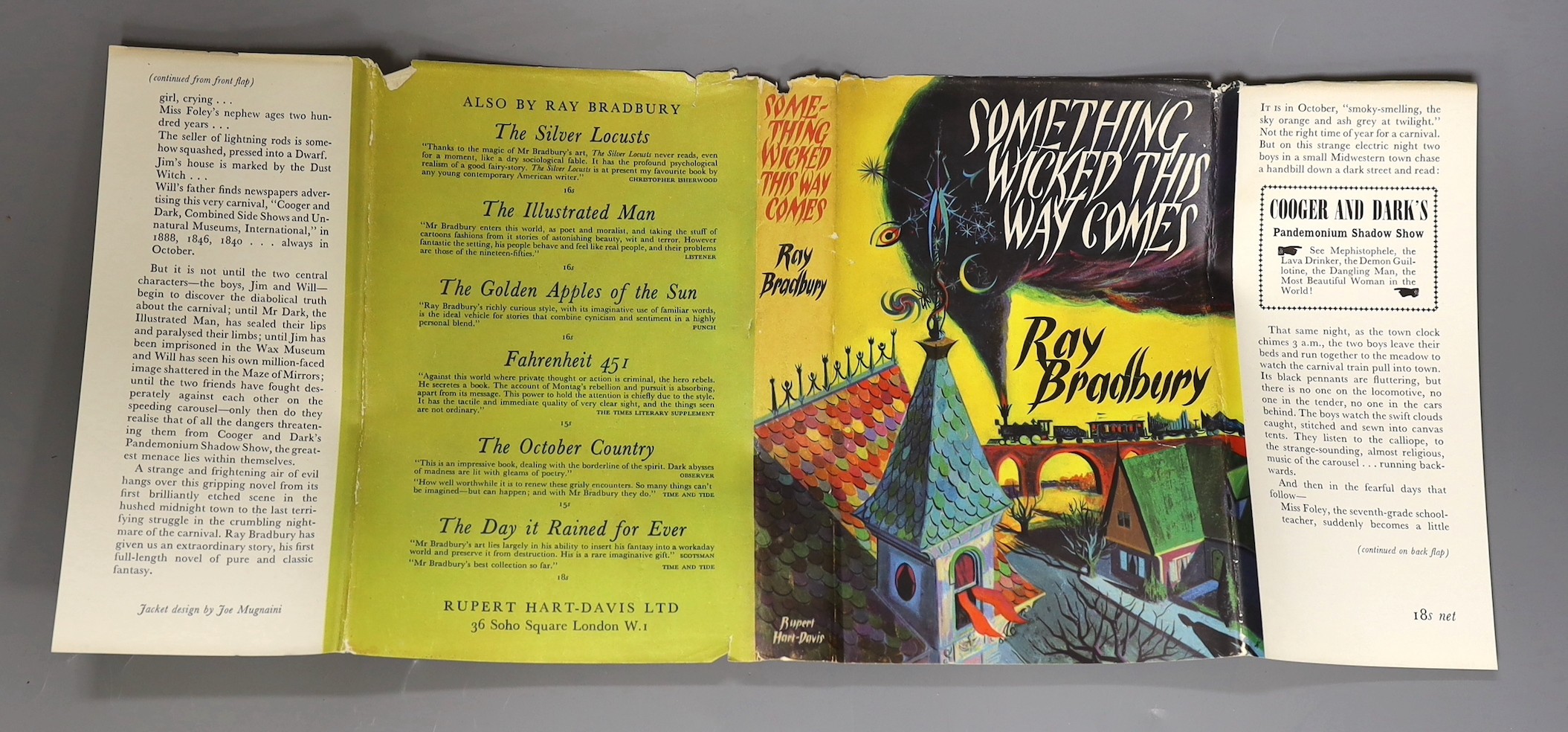 A First Edition 'Something wicked this way comes' by Ray Bradbury